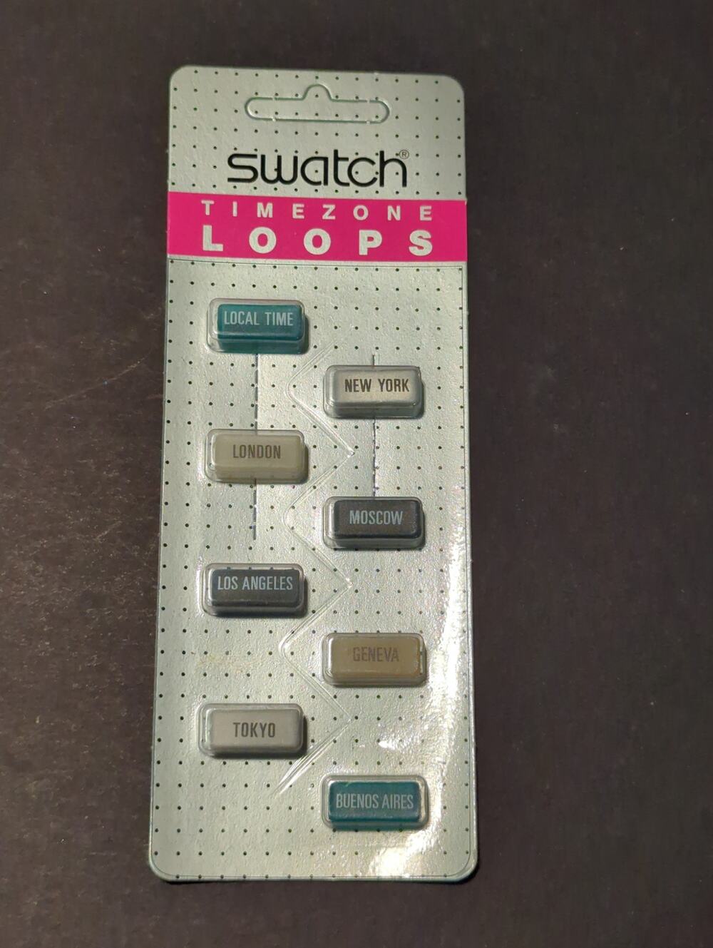 Vintage Swatch TIMEZONE LOOPS NEW unused New York - Tokyo - Zurich